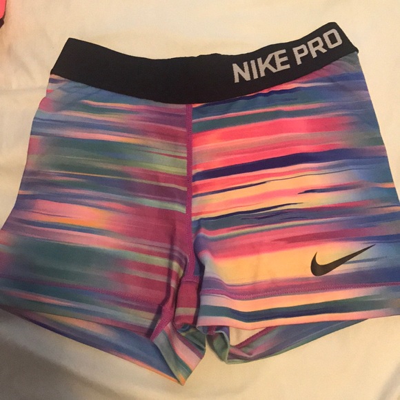 rainbow nike pros
